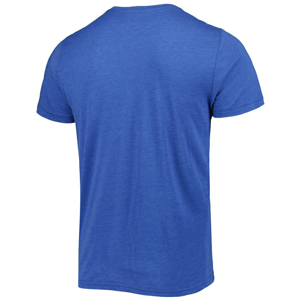 Josh Allen Buffalo Bills Homage Unisex NFL Blitz Player Tri-Blend T-Shirt - Heathered Heather Royal for sale