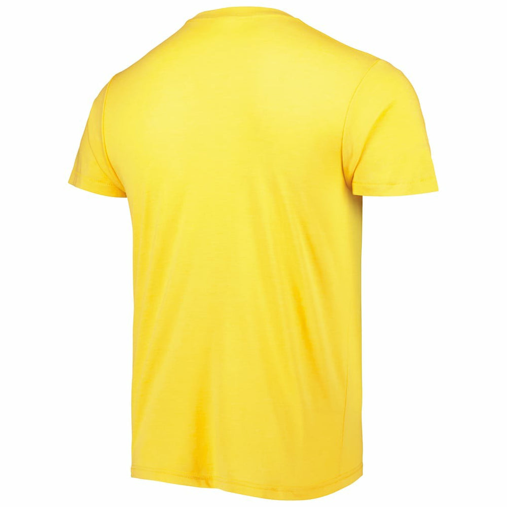 Justin Herbert Los Angeles Chargers Homage Unisex NFL Blitz Player Tri-Blend T-Shirt - Heather Gold on sale