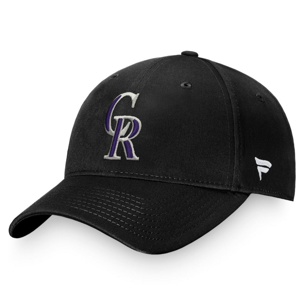 Colorado Rockies Core Adjustable Hat Black
