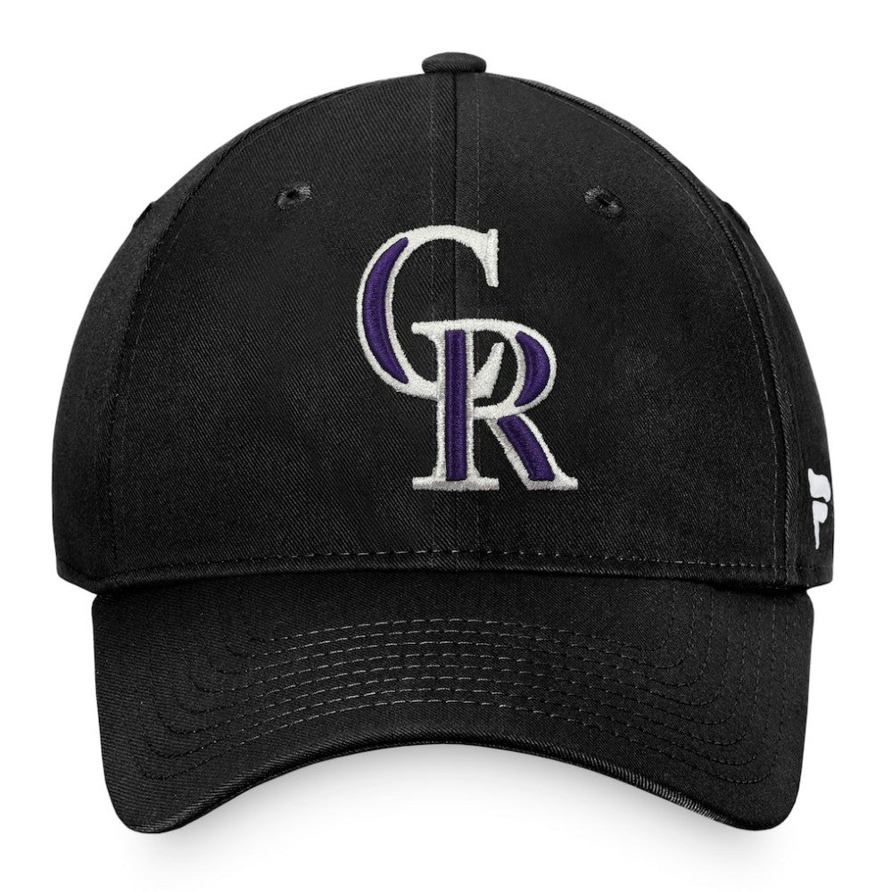 Colorado Rockies Core Adjustable Hat Black
