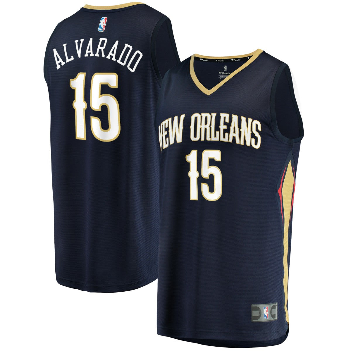 Jose Alvarado New Orleans Pelicans Fast Break Replica Jersey - Icon Edition - Navy on sale