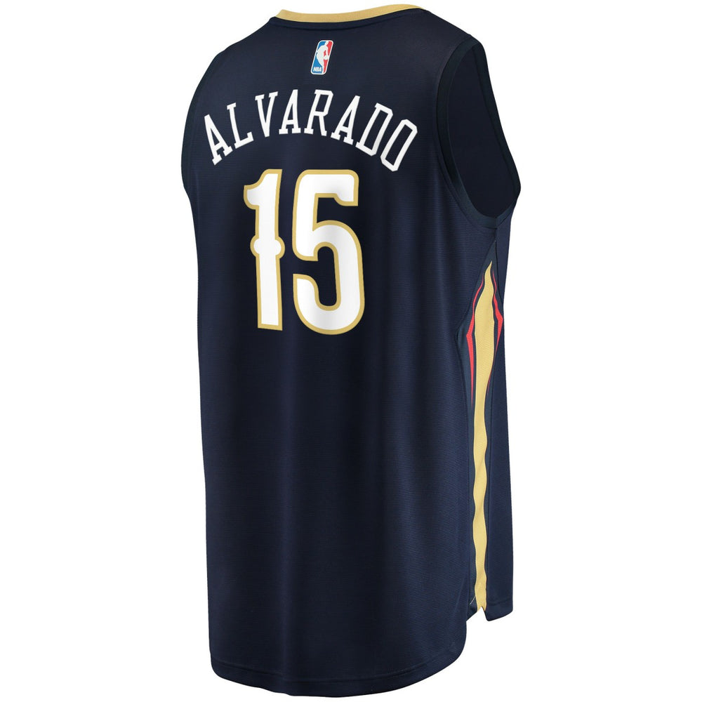 Jose Alvarado New Orleans Pelicans Fast Break Replica Jersey - Icon Edition - Navy on sale