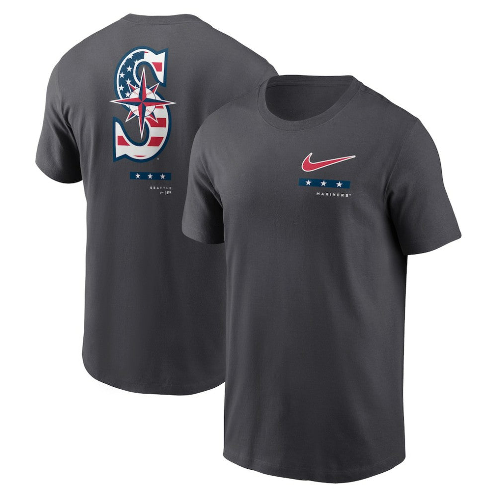 Seattle Mariners Americana T-Shirt Anthracite