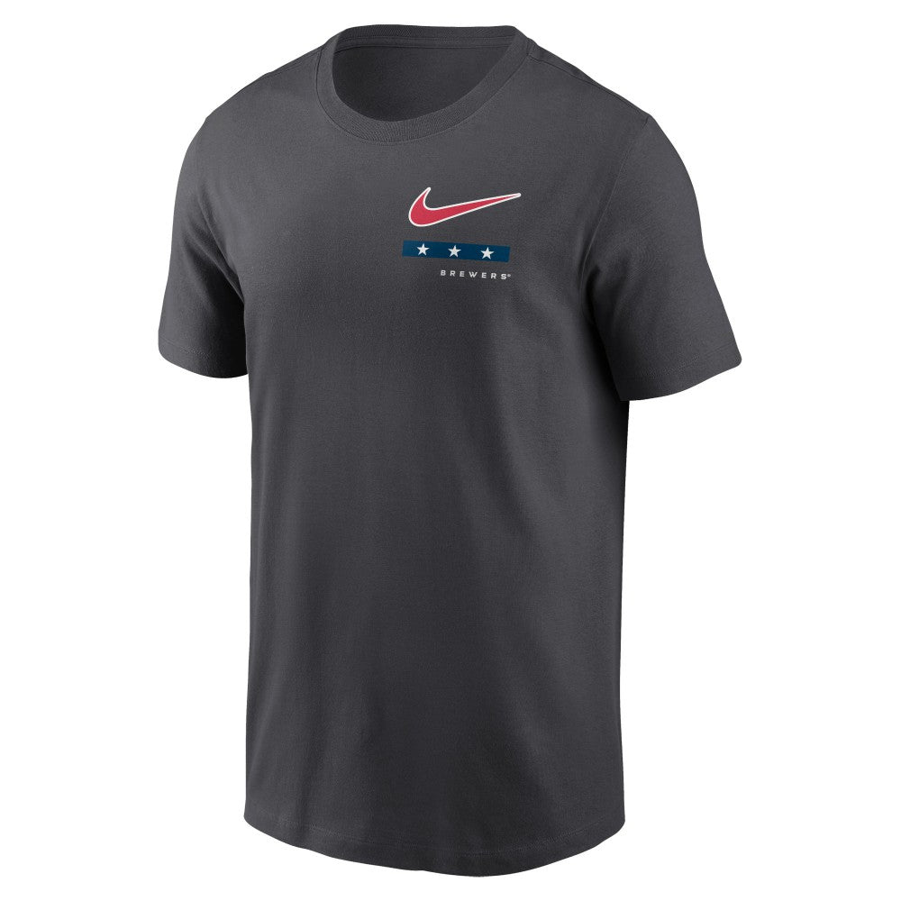 Milwaukee Brewers Americana T-Shirt Anthracite