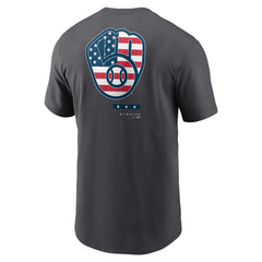 Milwaukee Brewers Americana T-Shirt Anthracite