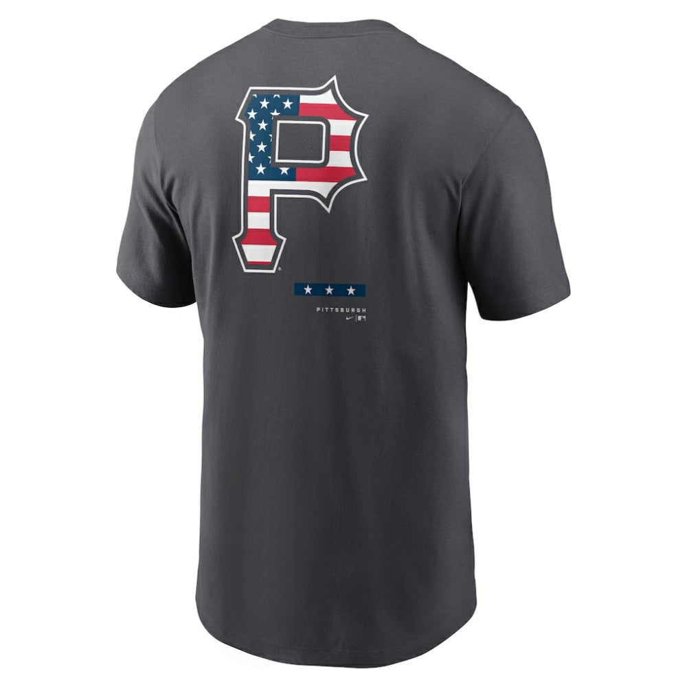 Pittsburgh Pirates Americana T-Shirt Anthracite