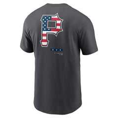 Pittsburgh Pirates Americana T-Shirt Anthracite