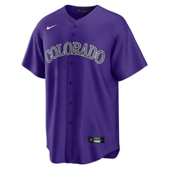 Kris Bryant Colorado Rockies Alternate Replica Player Jersey Purple