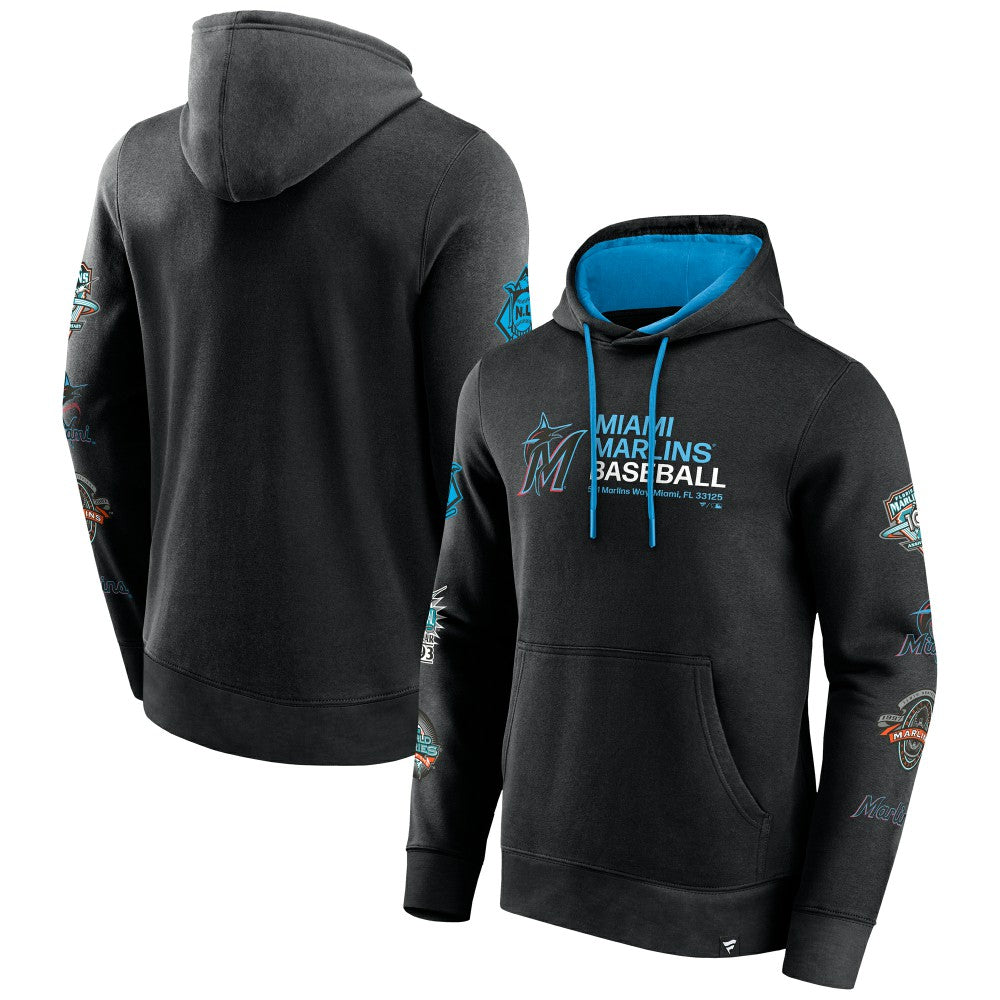 Miami Marlins Extra Innings Hoodie Black