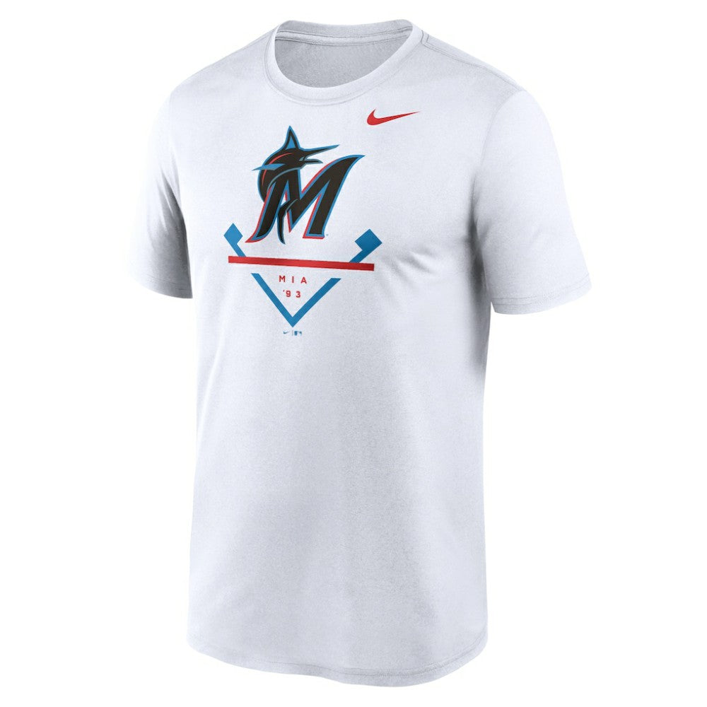 Miami Marlins Icon Legend Dri-FIT T-Shirt White