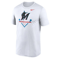 Miami Marlins Icon Legend Dri-FIT T-Shirt White