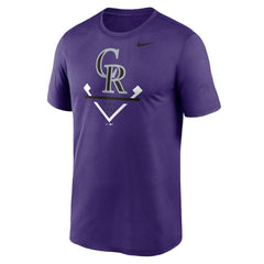 Colorado Rockies Icon Legend Dri-FIT T-Shirt Purple