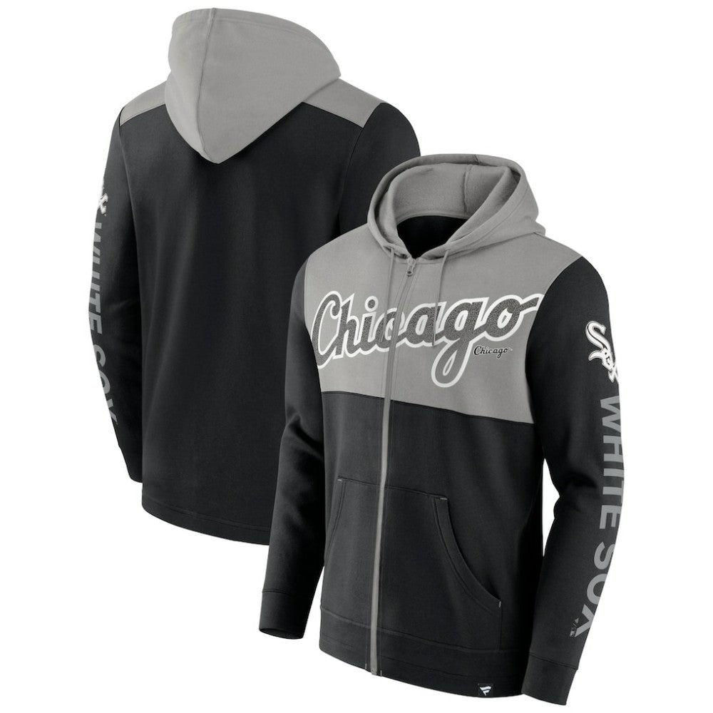 Chicago White Sox Walk Off Fleece Full-Zip Hoodie Black