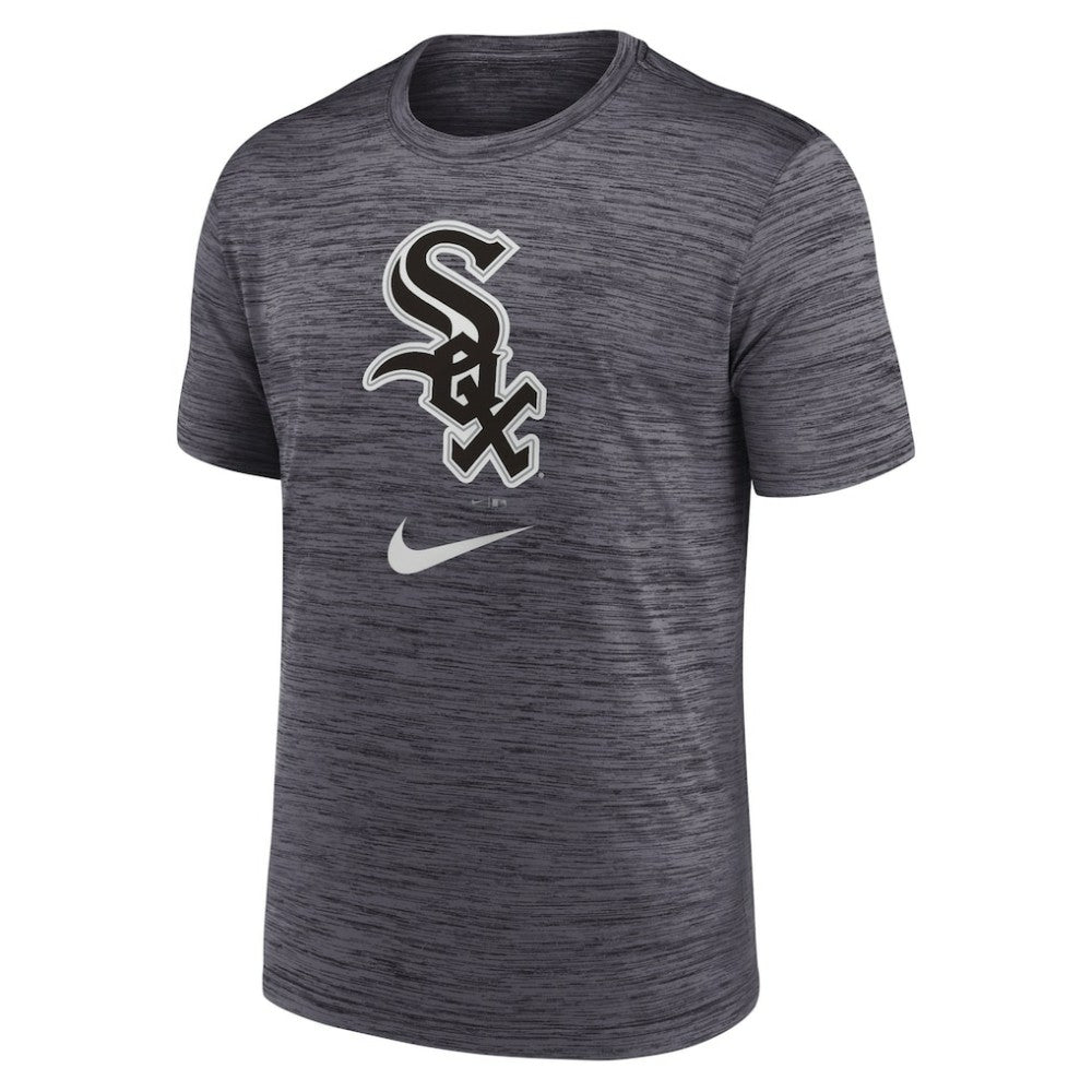 Chicago White Sox Logo Velocity Performance T-Shirt Black
