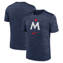 Minnesota Twins 2023 Logo Velocity Performance T-Shirt Navy
