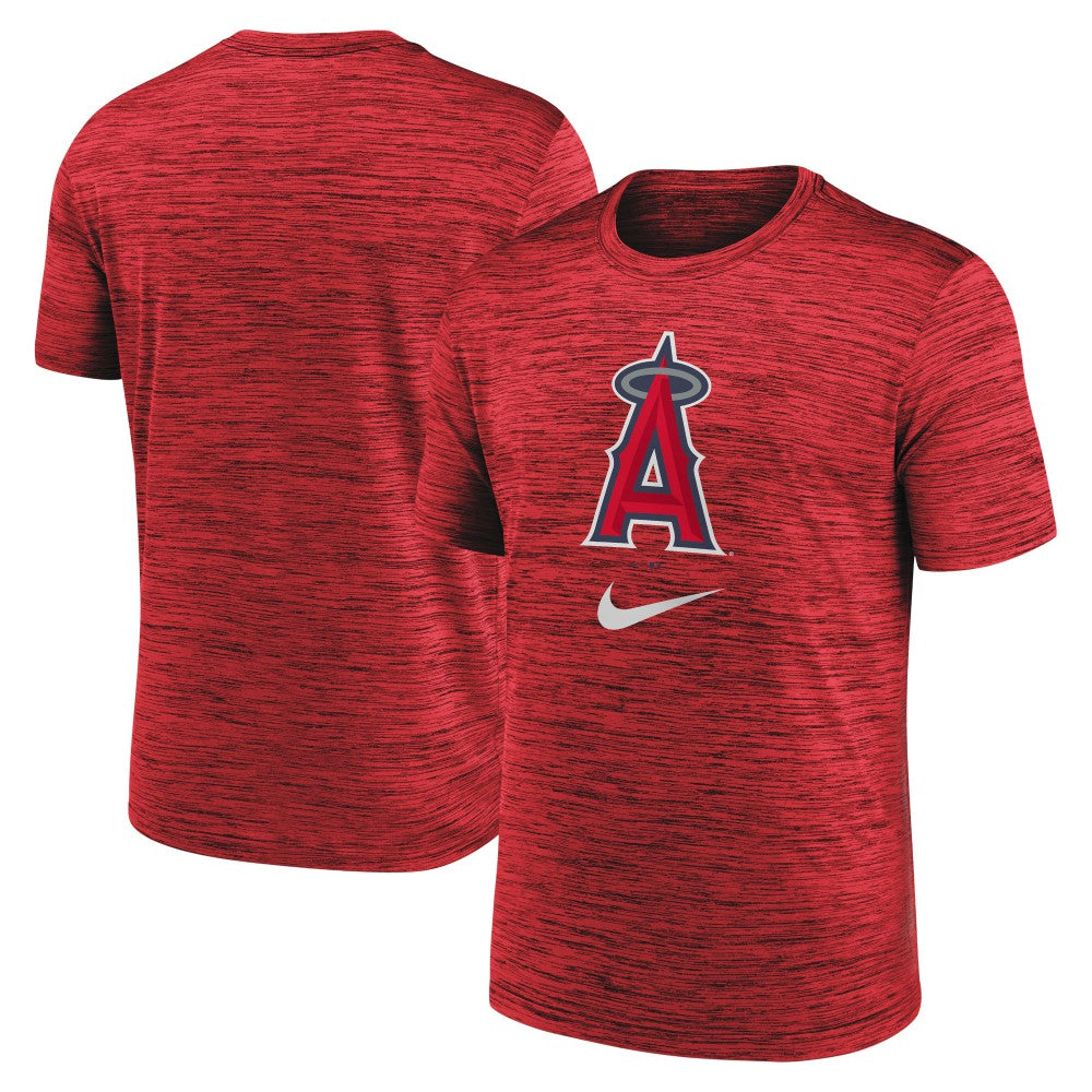 Los Angeles Angels Logo Velocity Performance T-Shirt Red