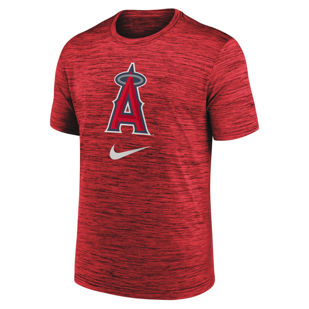 Los Angeles Angels Logo Velocity Performance T-Shirt Red