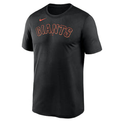 San Francisco Giants New Legend Wordmark Dri-FIT T-Shirt Black