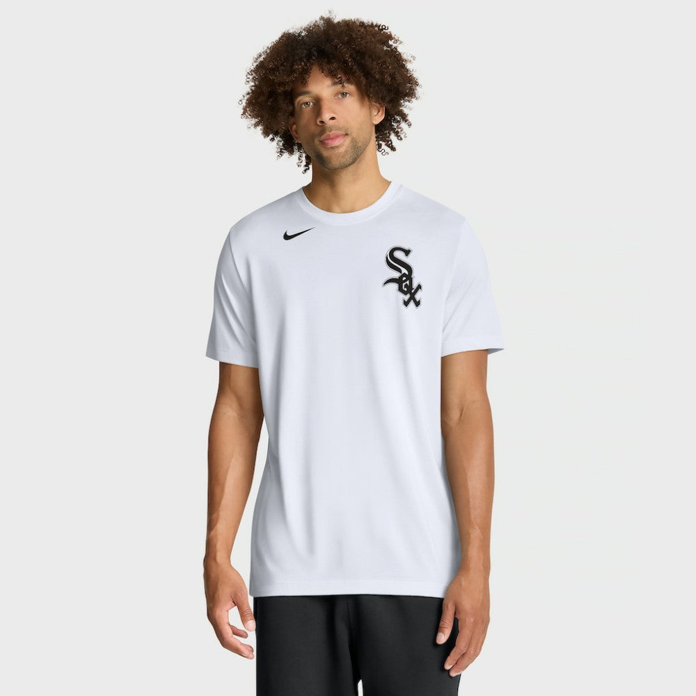 Chicago White Sox New Legend Wordmark Dri-FIT T-Shirt White