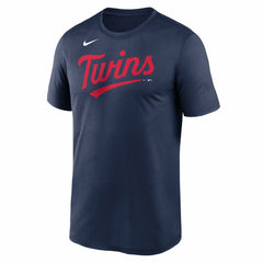 Minnesota Twins New Legend Wordmark Dri-FIT T-Shirt Navy