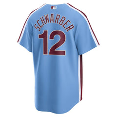 Kyle Schwarber Philadelphia Phillies Alternate, 1st Replica Jersey Light Blue