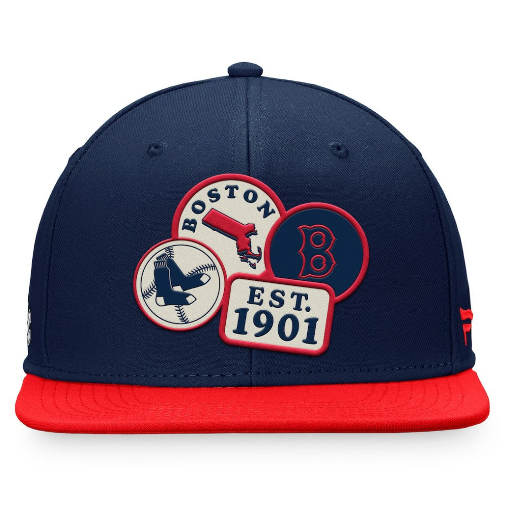 Boston Red Sox Heritage Patch Fitted Hat Navy