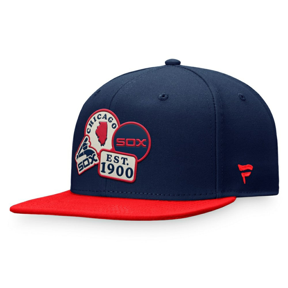 Chicago White Sox Heritage Patch Fitted Hat Navy