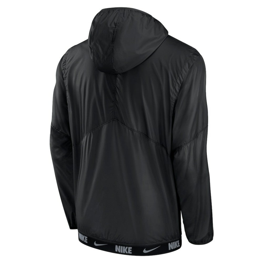 Minnesota Twins Authentic Night Game Performance Half-Zip Windbreaker Black