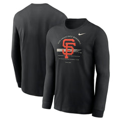 San Francisco Giants Over Arch Performance Long Sleeve T-Shirt Black