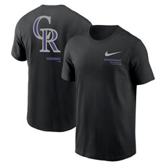 Colorado Rockies Over the Shoulder T-Shirt Black