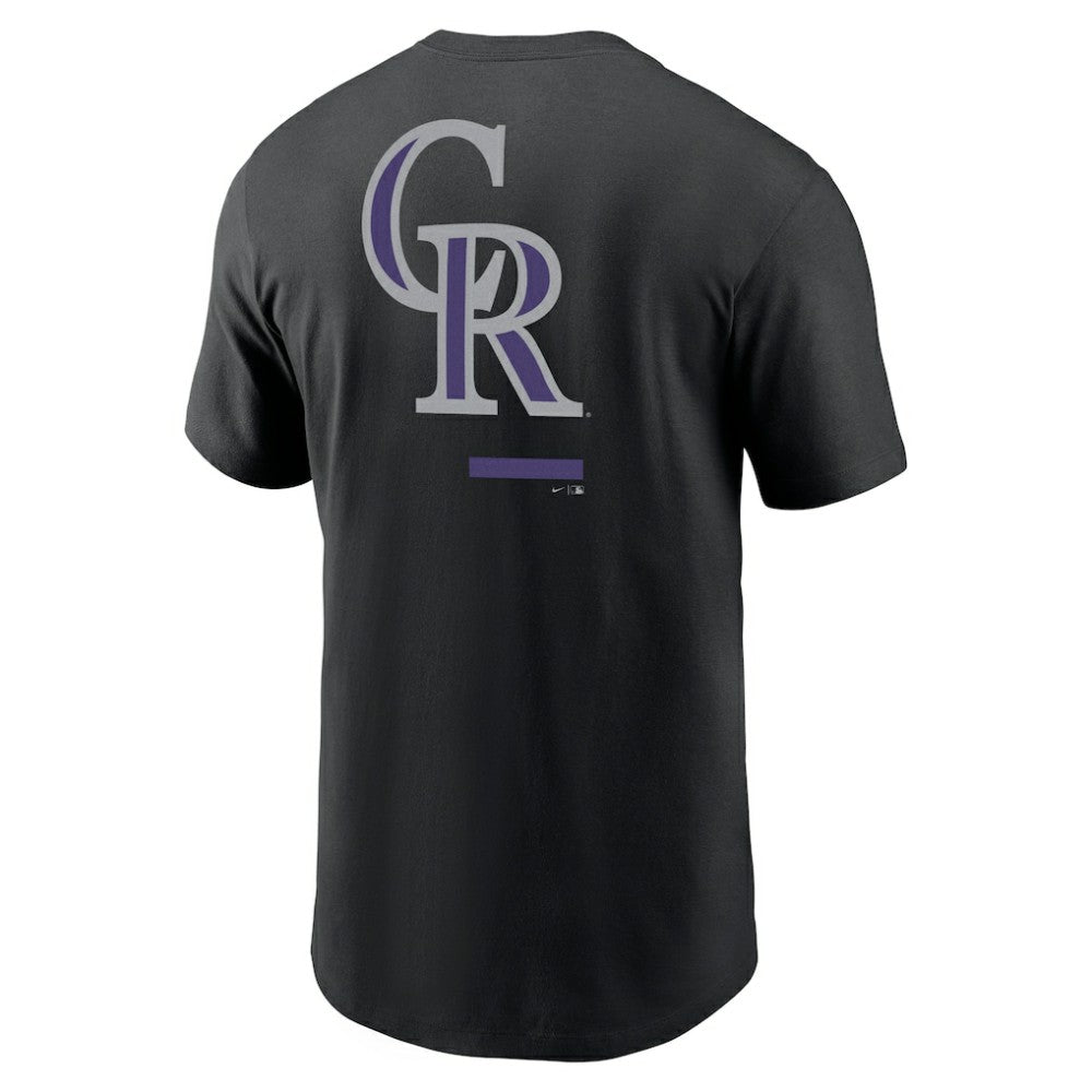 Colorado Rockies Over the Shoulder T-Shirt Black