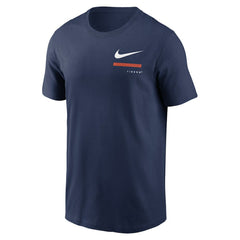 Detroit Tigers Over the Shoulder T-Shirt Navy