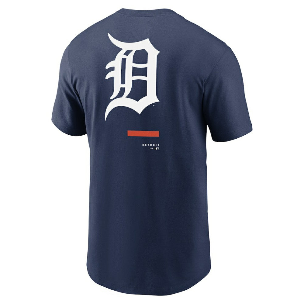 Detroit Tigers Over the Shoulder T-Shirt Navy
