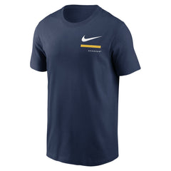 Milwaukee Brewers Over the Shoulder T-Shirt Navy