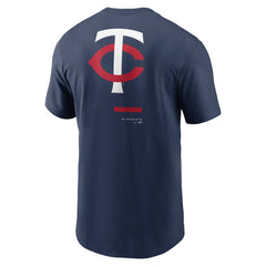 Minnesota Twins Over the Shoulder T-Shirt Navy