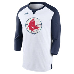 Boston Red Sox Rewind 3/4-Sleeve T-Shirt White/Navy