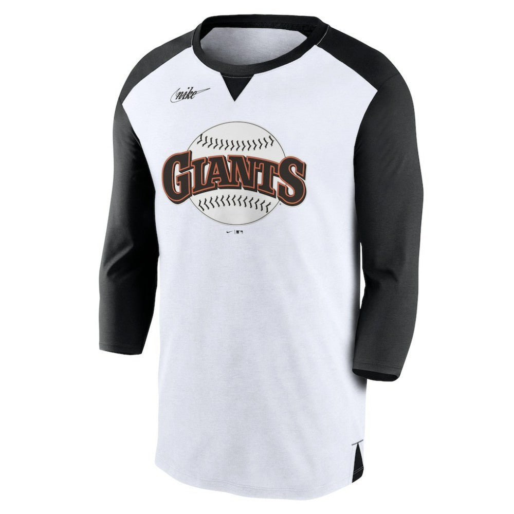 San Francisco Giants Rewind 3/4-Sleeve T-Shirt White/Black