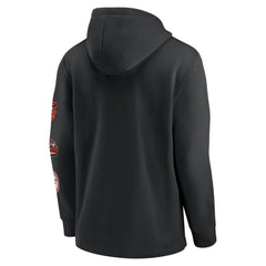 Baltimore Orioles Rewind Lefty Pullover Hoodie Black