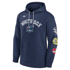 Chicago White Sox Rewind Lefty Pullover Hoodie Navy