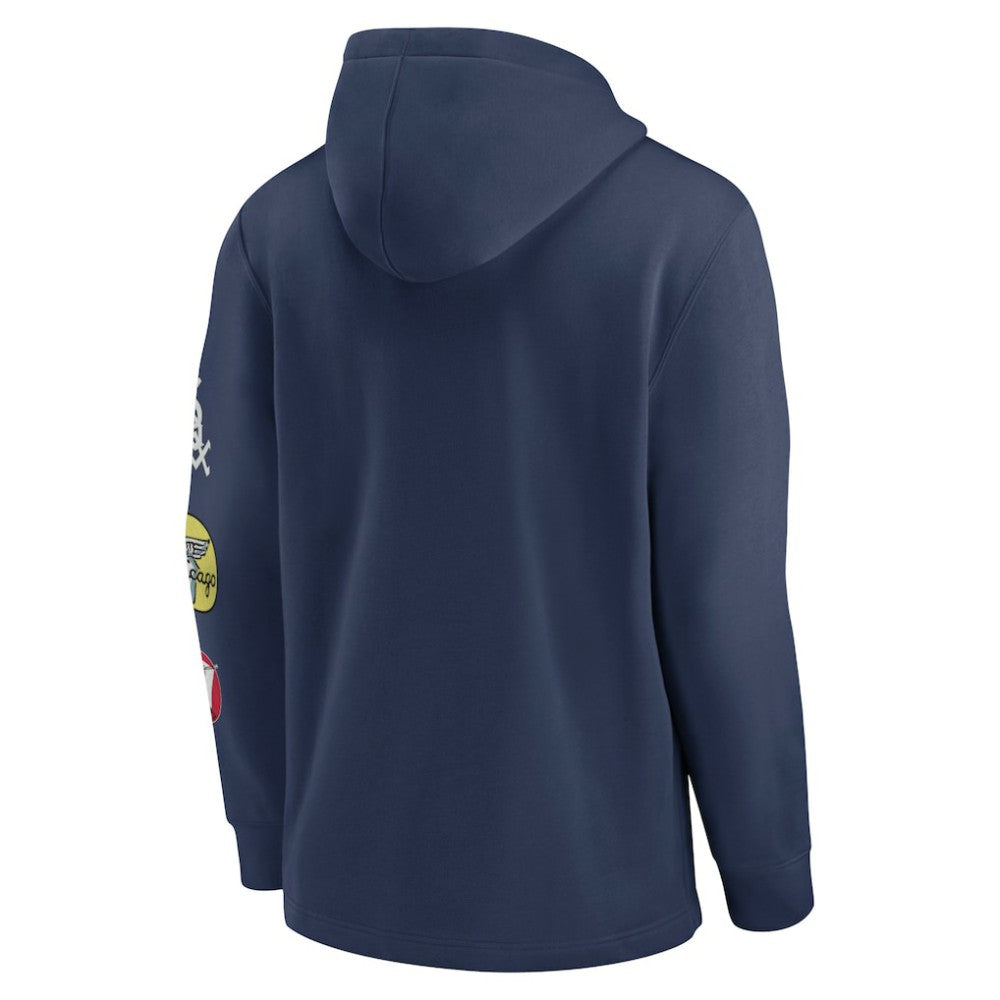Chicago White Sox Rewind Lefty Pullover Hoodie Navy