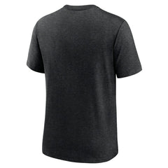 San Francisco Giants Rewind Review Slash Tri-Blend T-Shirt Heather Black