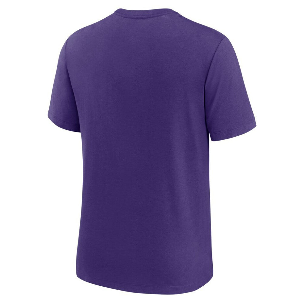 Tampa Bay Rays Rewind Retro Tri-Blend T-Shirt Purple
