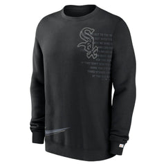 Chicago White Sox Statement Ball Game Fleece Pullover Sweatshirt Black