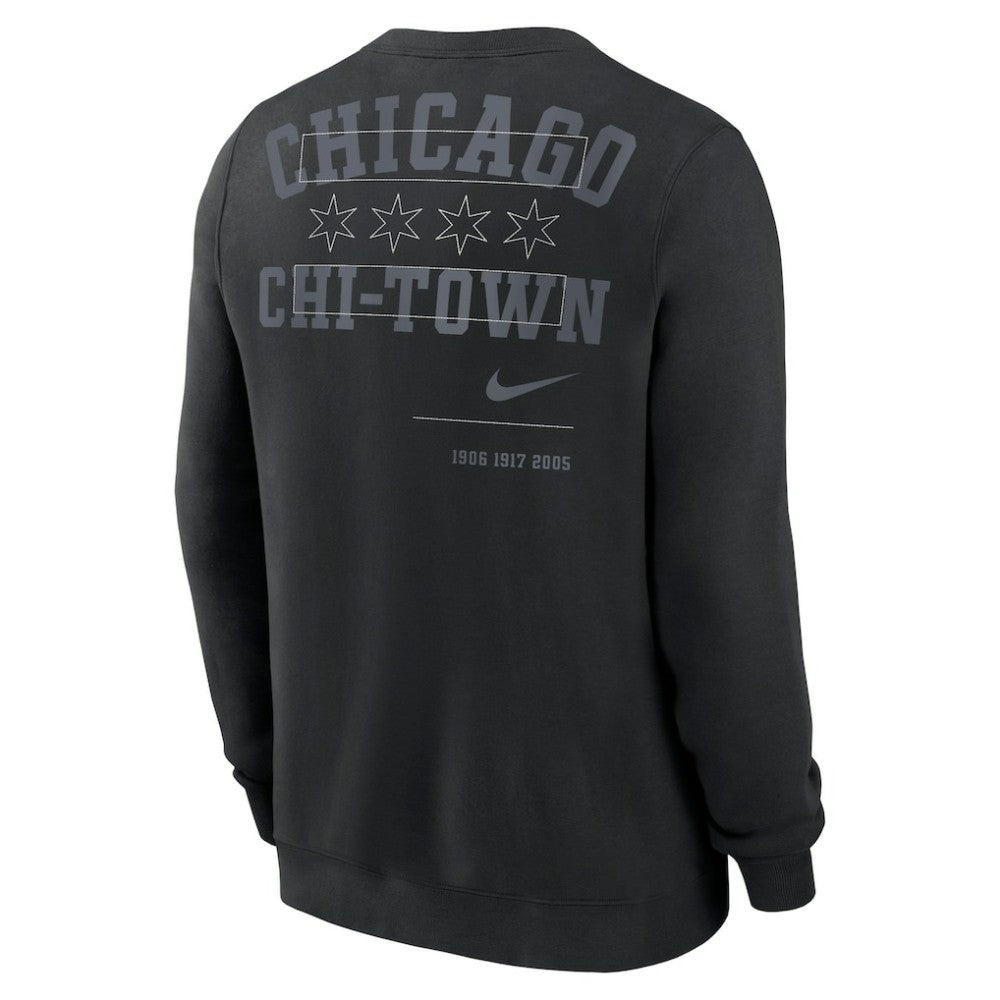 Chicago White Sox Statement Ball Game Fleece Pullover Sweatshirt Black