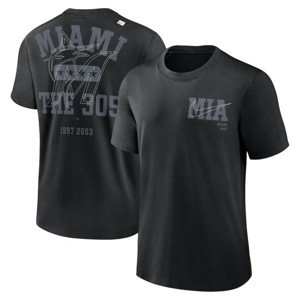 Miami Marlins Statement Game Over T-Shirt Black