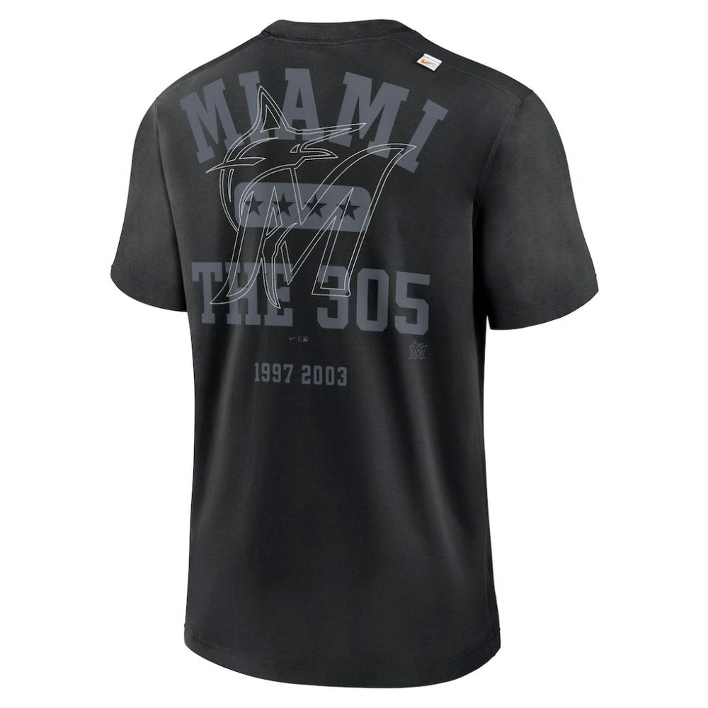 Miami Marlins Statement Game Over T-Shirt Black