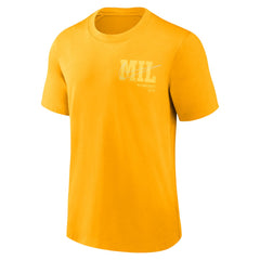 Milwaukee Brewers Statement Game Over T-Shirt Gold