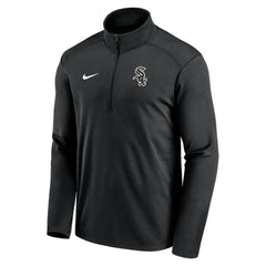 Chicago White Sox Agility Pacer Performance Half-Zip Top Black