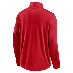 Los Angeles Angels Agility Pacer Lightweight Performance Half-Zip Top Red