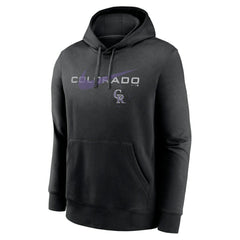 Colorado Rockies Swoosh NeighborHOOD Pullover Hoodie Black